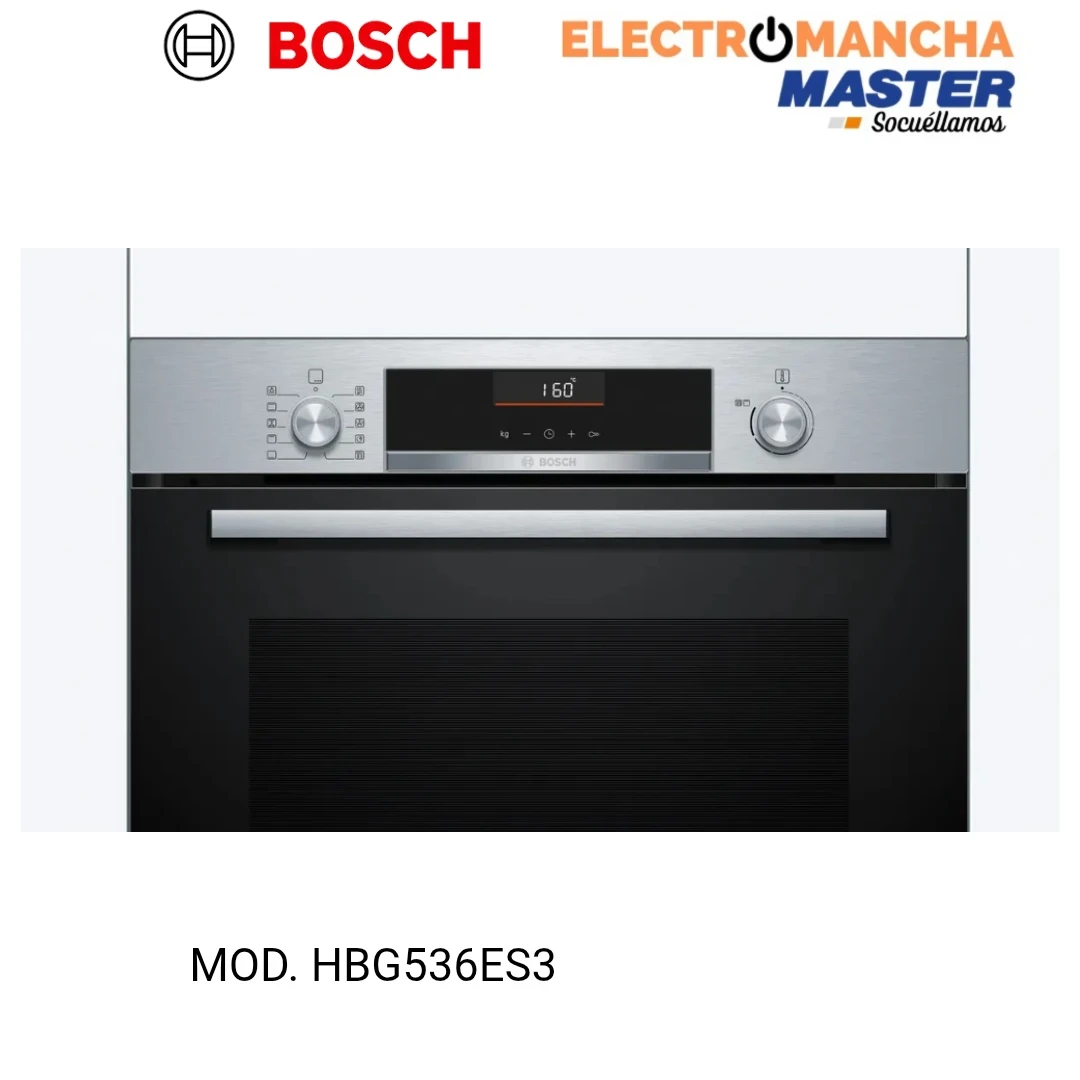 HORNO BOSCH HBG536ES3 INOX MULTIFUNCION A+ 2