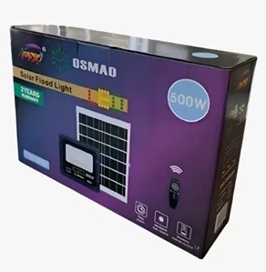Foco Solar 500w Osmao Panel Solar Y Control Remoto Ip 67