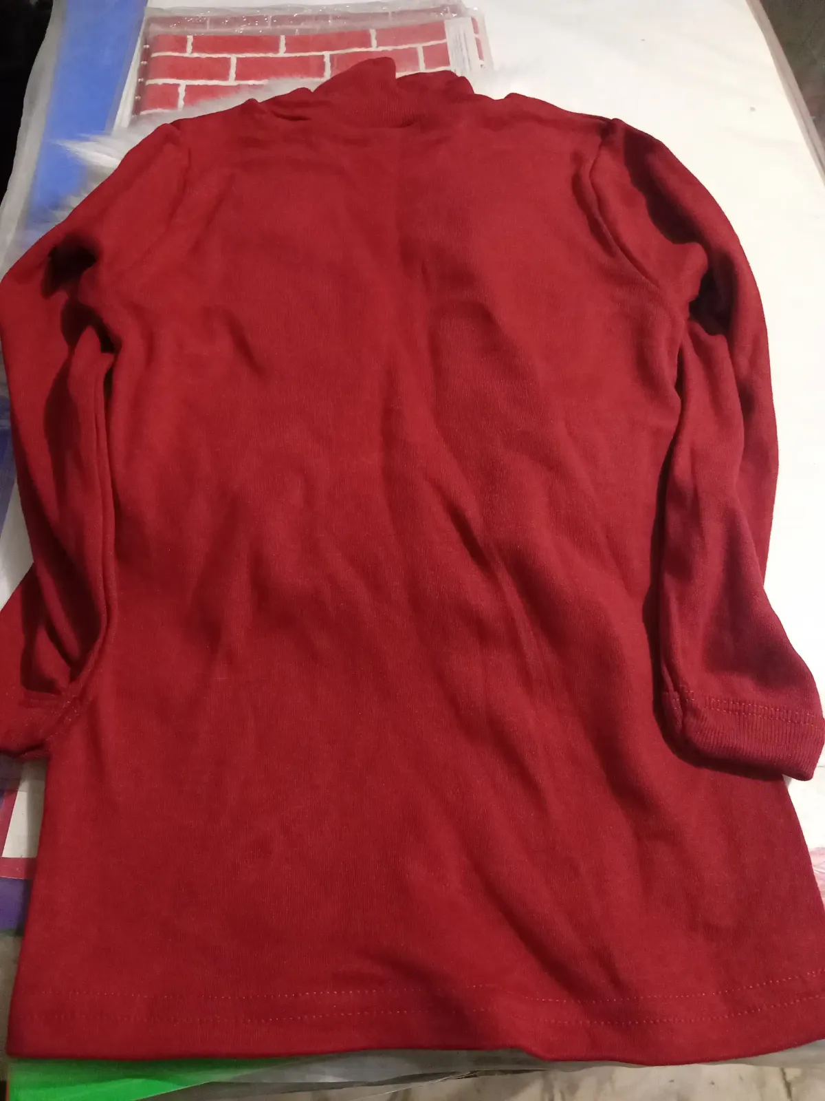 Playera cuello ruso de tortuga manga larga 4-6