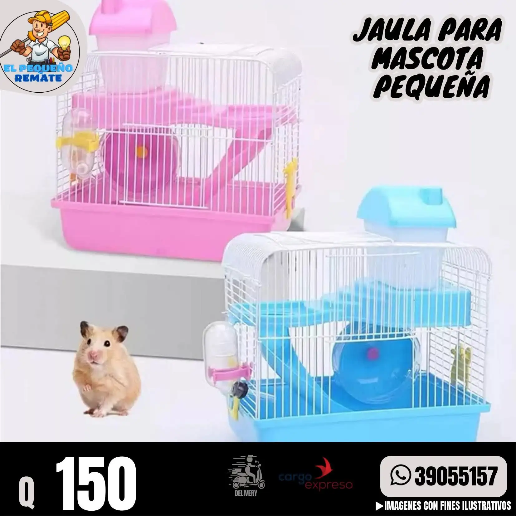 JAULA PARA HÁMSTERS PEQUEÑO 2