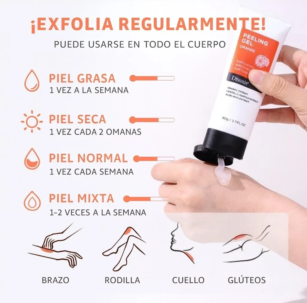 ✨ Disunie Peeling Gel Orange – Exfoliación suave y efectiva ✨  2