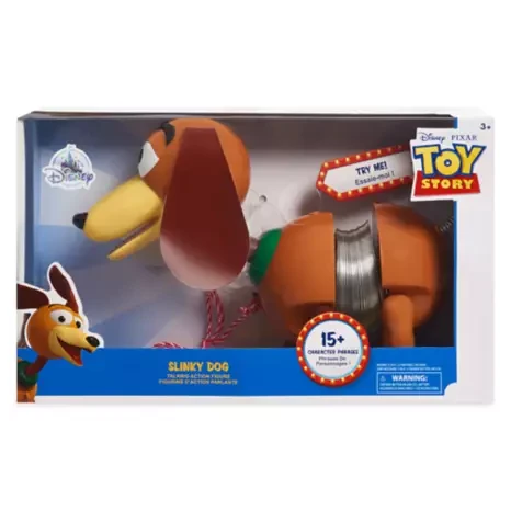 Figura de acción parlante del perro Slinky