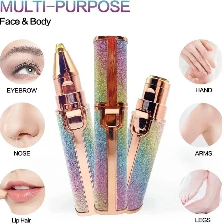  ✨ Depiladora Eléctrica Multiuso 2 en 1 – Rostro & Cuerpo 🥰🌸
