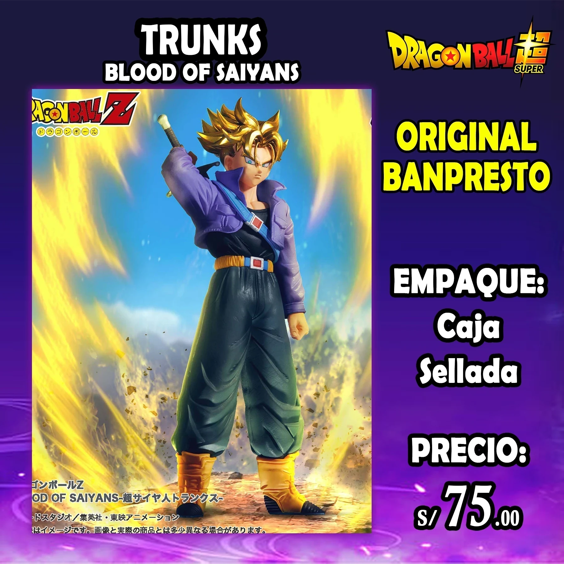 Trunks Blood Of Saiyans