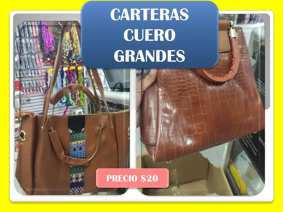 Carteras de cuero 