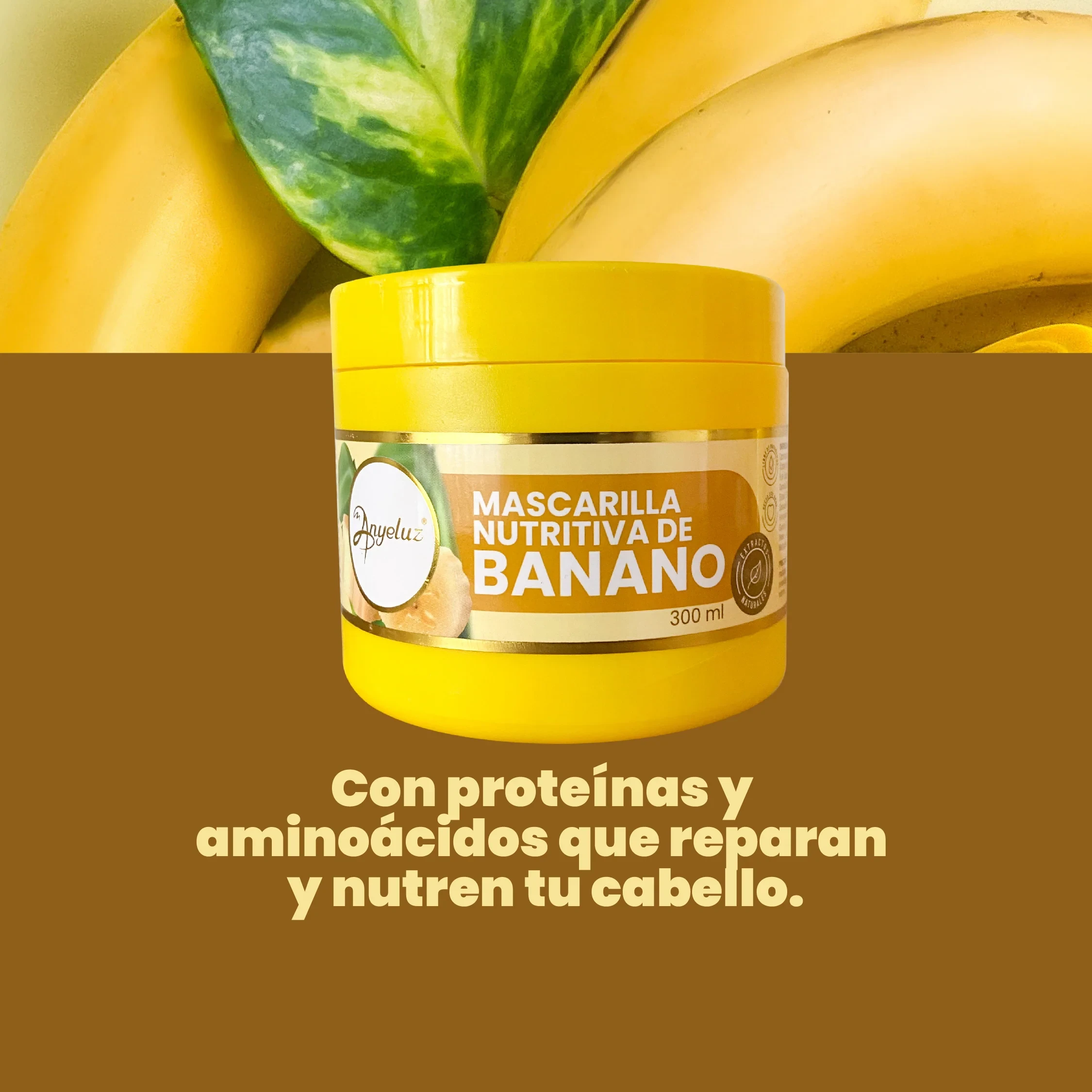Mascarilla nutritiva banano Anyeluz 