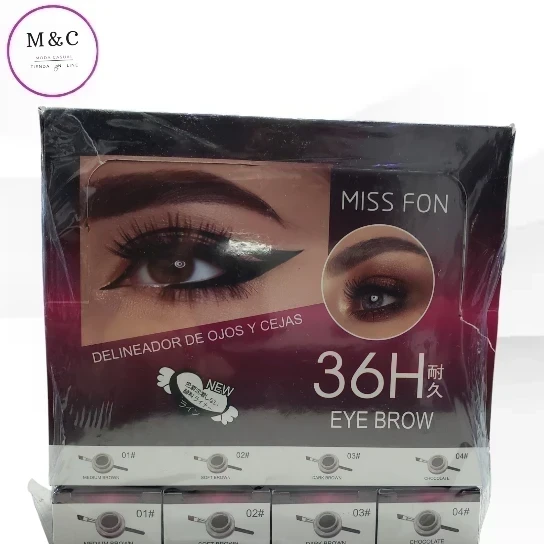 2 en 1 delineador cejas y ojos en crema