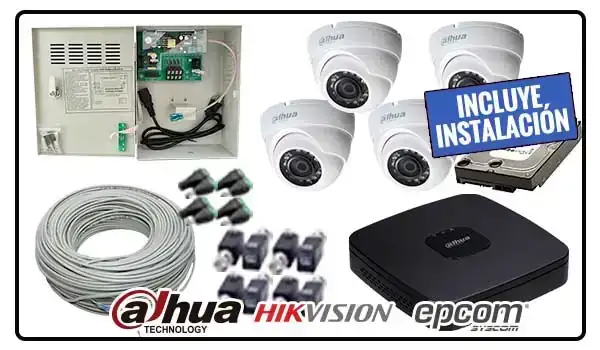 Kit de 4 Canales HD Megapixel
