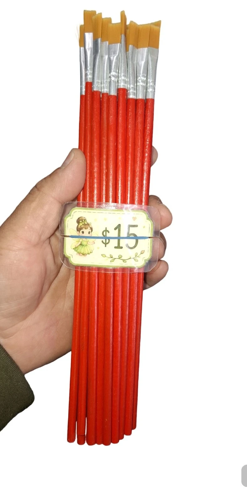 pincel rojo serda suave