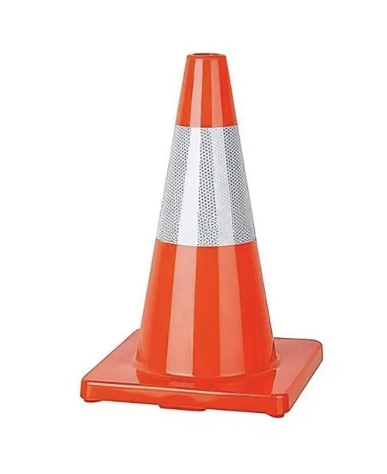 CONO DE SEGURIDAD 45CM 18" REFLECTIVO