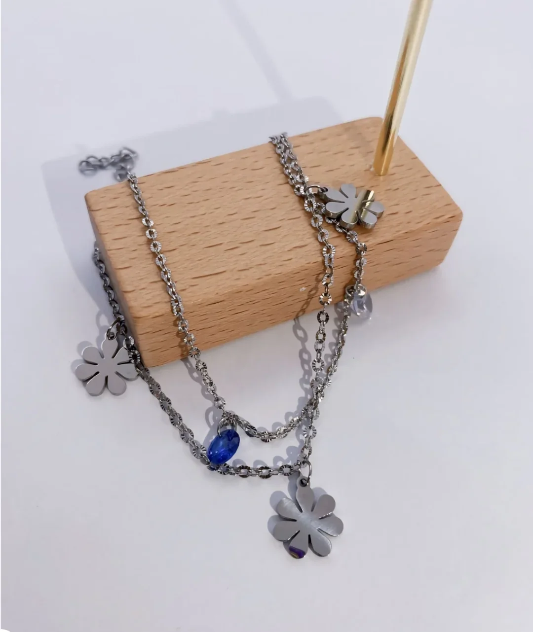 Pulsera doble flor 2