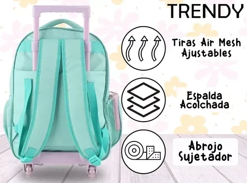 MOCHILA CON CARRO TRENDY  3