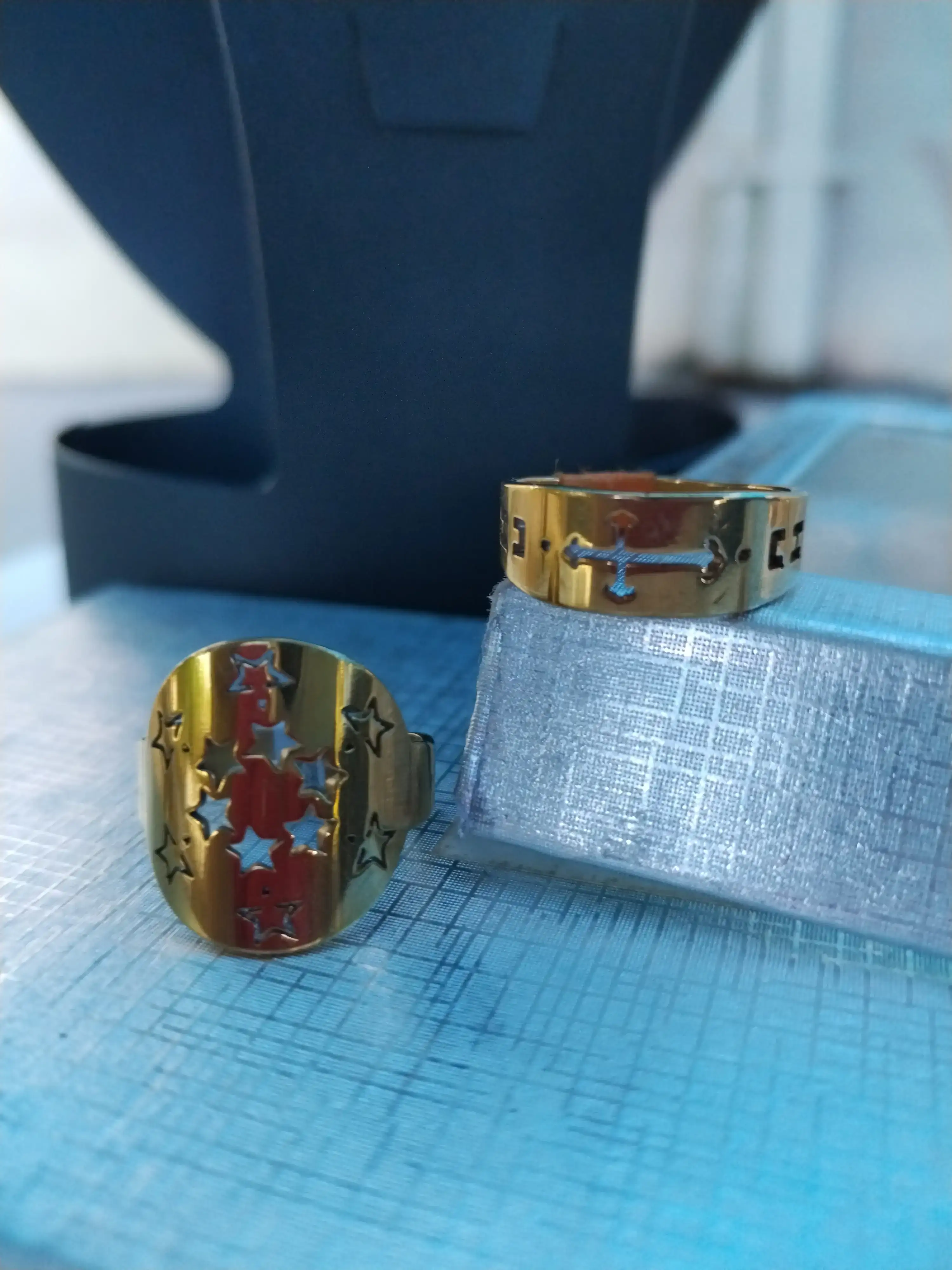 💍 anillos acero 