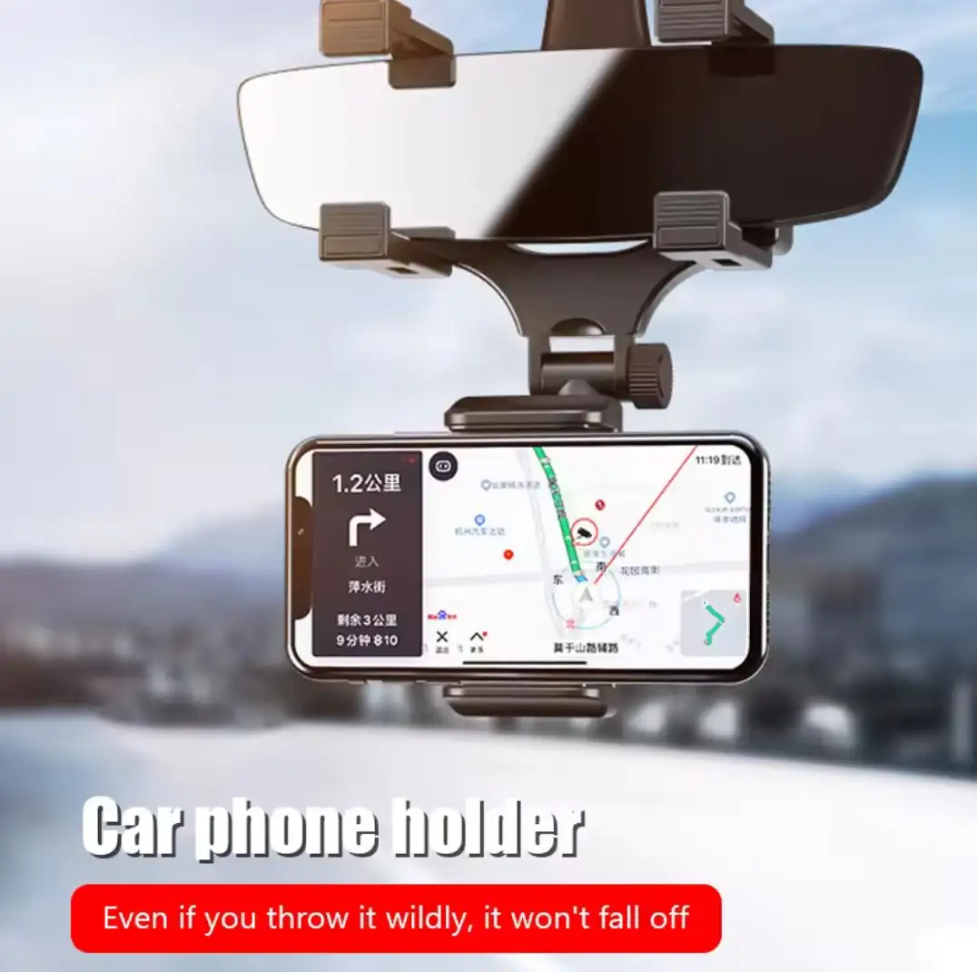 Soporte de celular para retrovisor  3