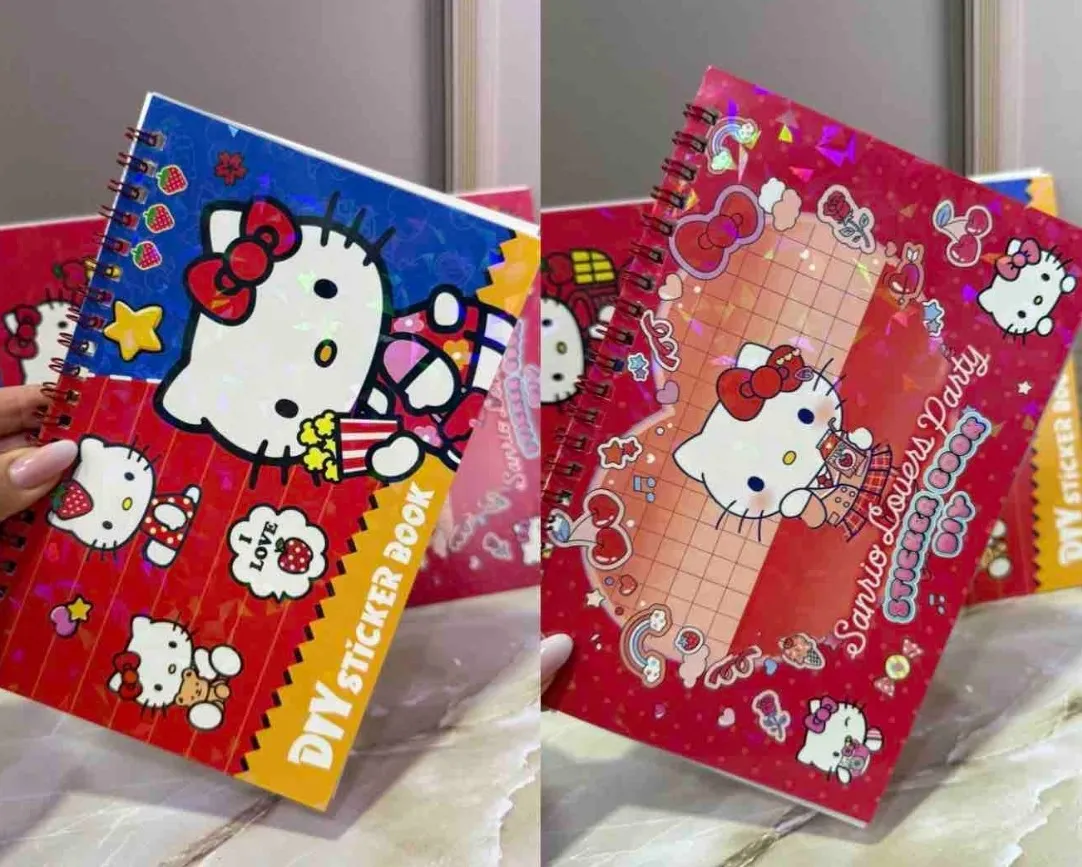 Libreta Stickers K-pop - Hello Kitty  2