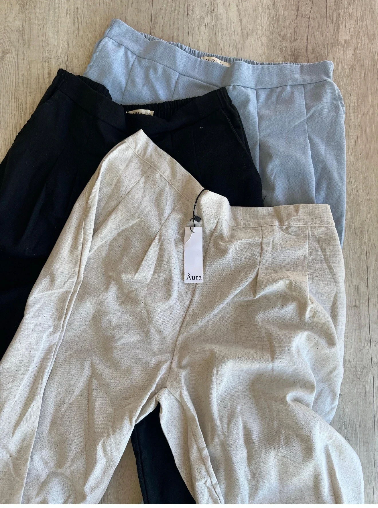 PANTALONES DE LINO 