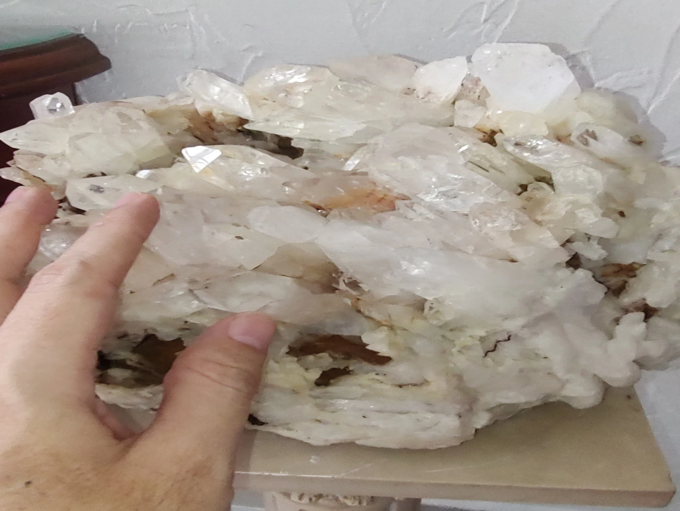 Cumulo de Cuarzos Cristal Fantasma  3