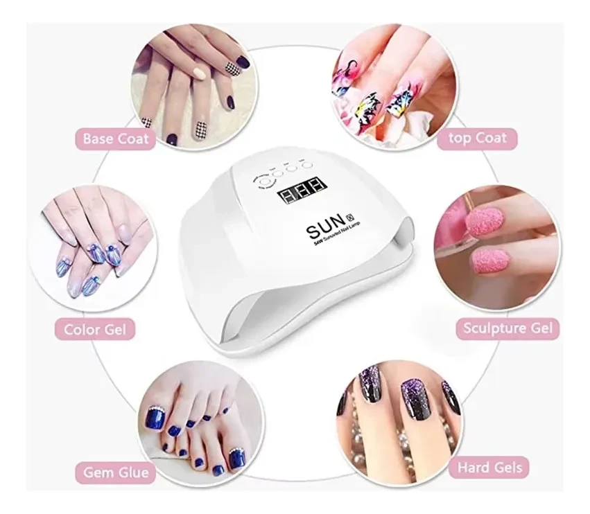 Secador Uñas Uv Led Lampara Manicure Profesional 2