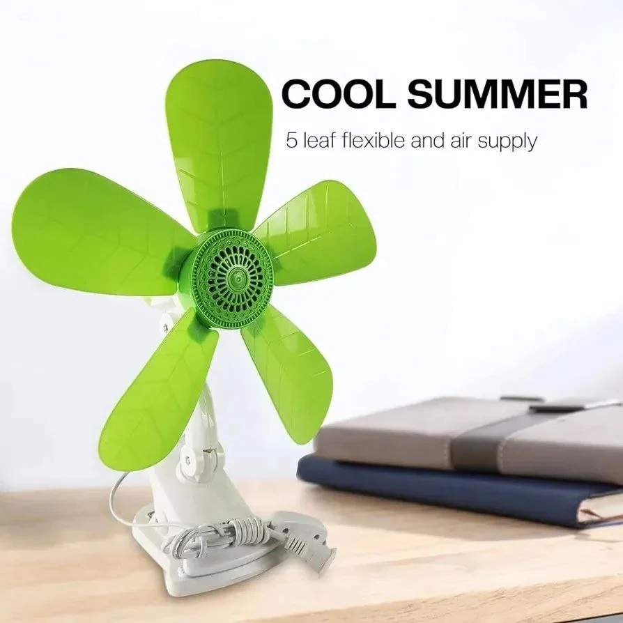 Ventilador Pinza 4 Aspas Rojo