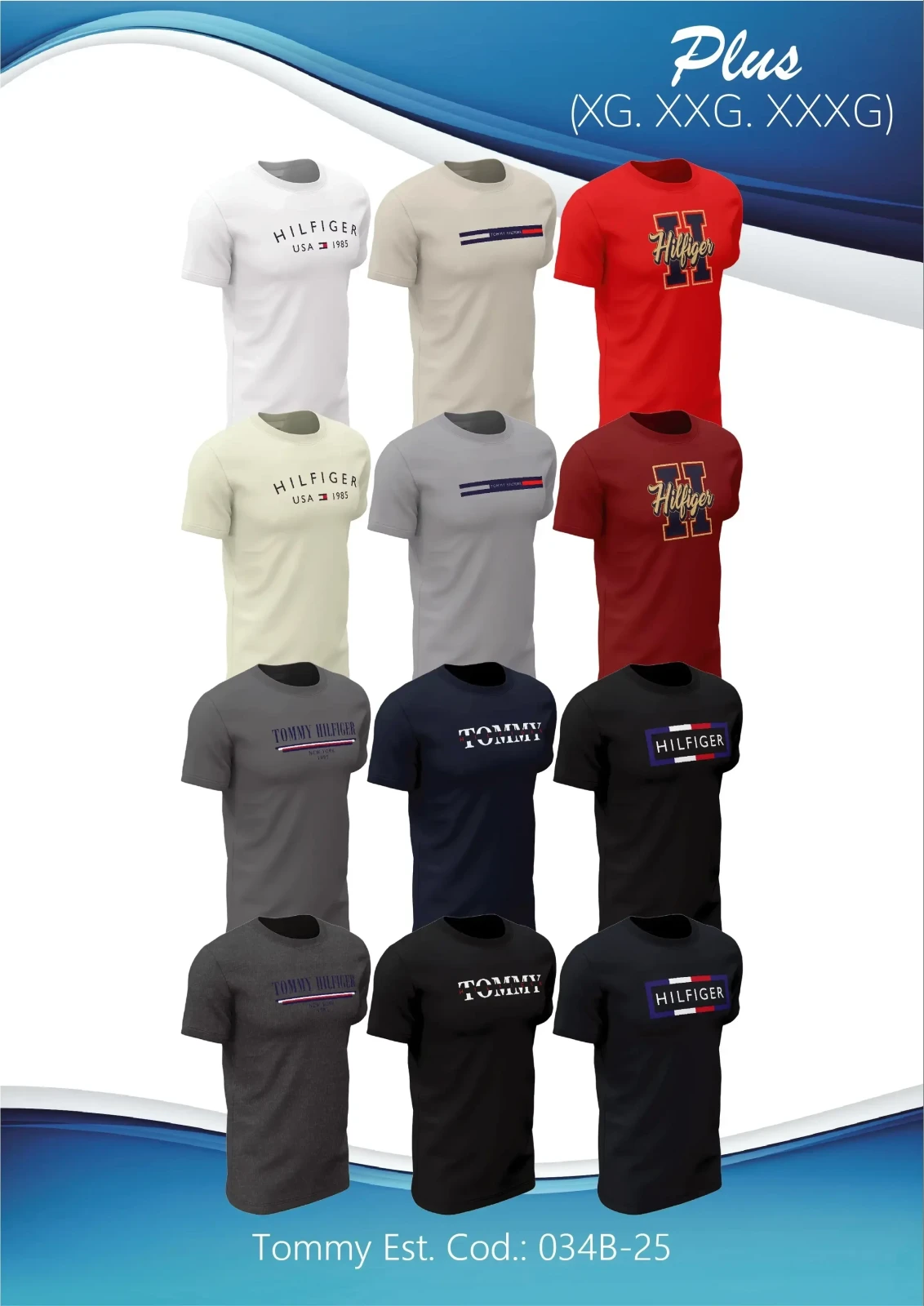 TOMMY ESTAMPADAS (034B-25)