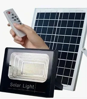 Foco Solar Reflector 300w Con Control Y Panel Color De La Carcasa Negro