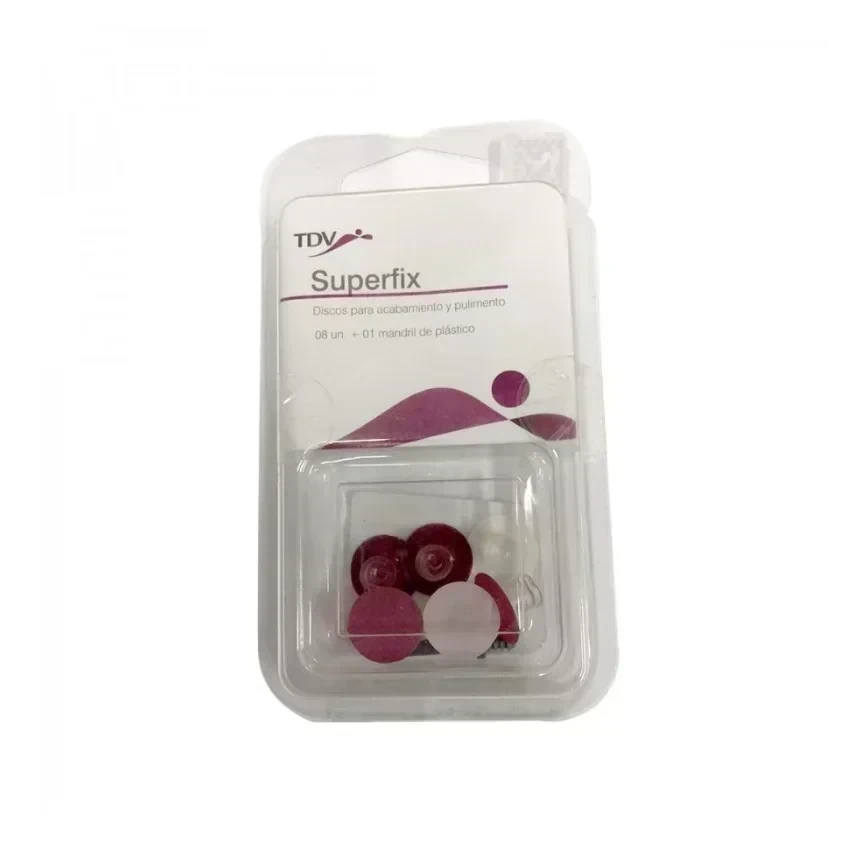 DISCOS DE LIJA SUPERFIX KIT X 8U + MANDRIL - TDV