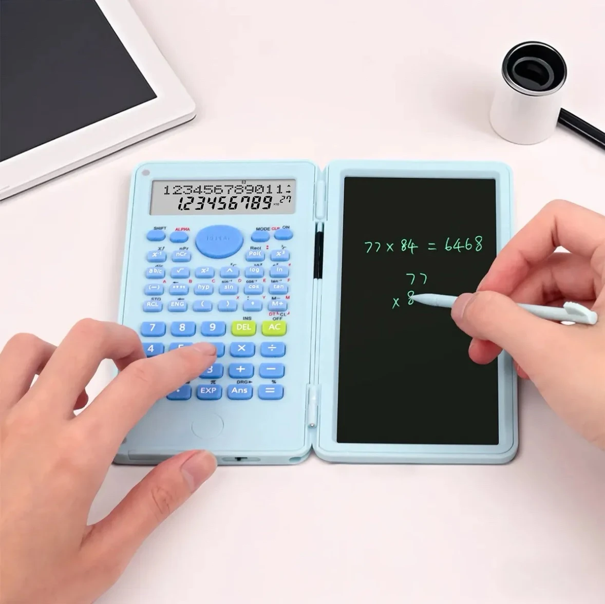 Calculadora cirntifica con tableta y pluma 4