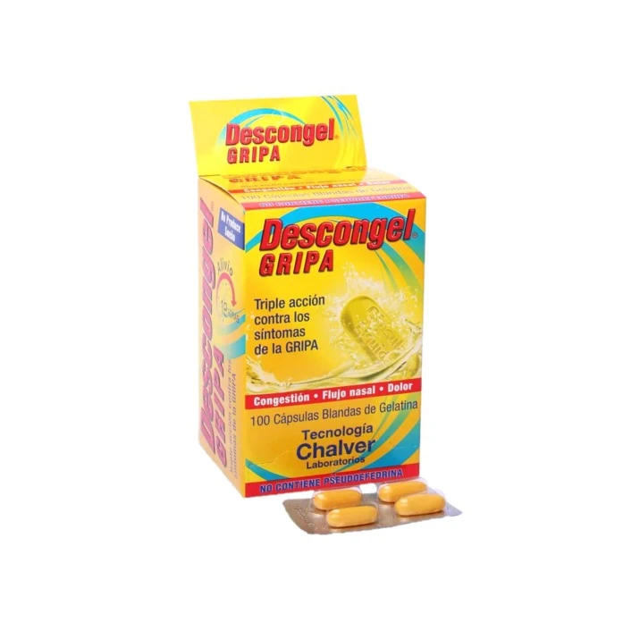 DESCONGEL GRIPA X 100 CAPSULA BLANDA