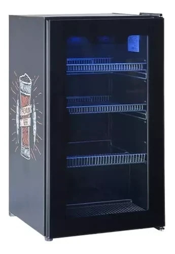 Exhibidora INELRO Cervecera MT-120 Luz Led 106Lts. Negro 3