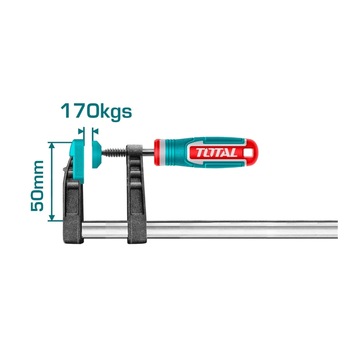 Prensa sargento tipo f 50×200mm total 2