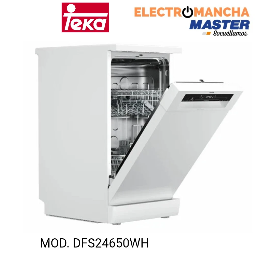 LAVAVAJILLAS TEKA DFS24650WH 45 CM. BLANCO CLASE E 3