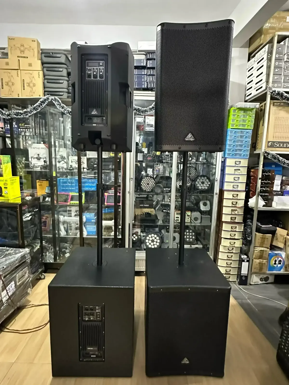 COLUMNAS BEHRINGER DR115DSP -DR18SUB 2