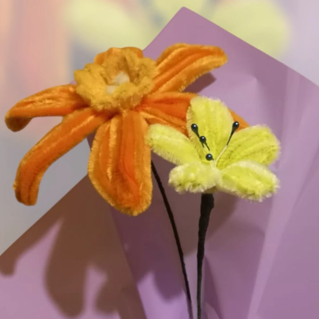 Flores artesanales hechas a mano 10