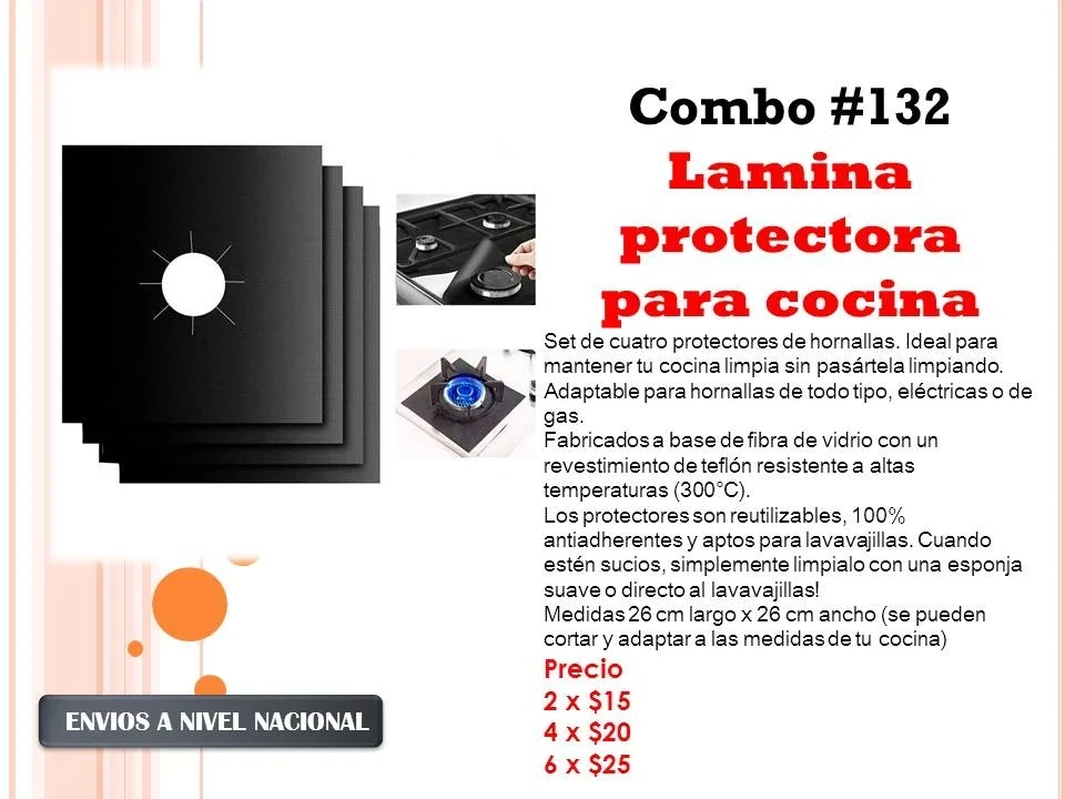 Protectores para cocina 