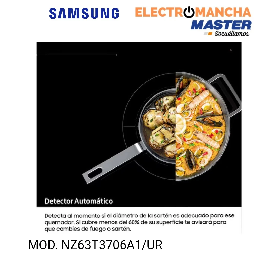 ENCIMERA INDUCCION SAMSUNG NZ63T3706A1/UR 3 FUEGOS  3