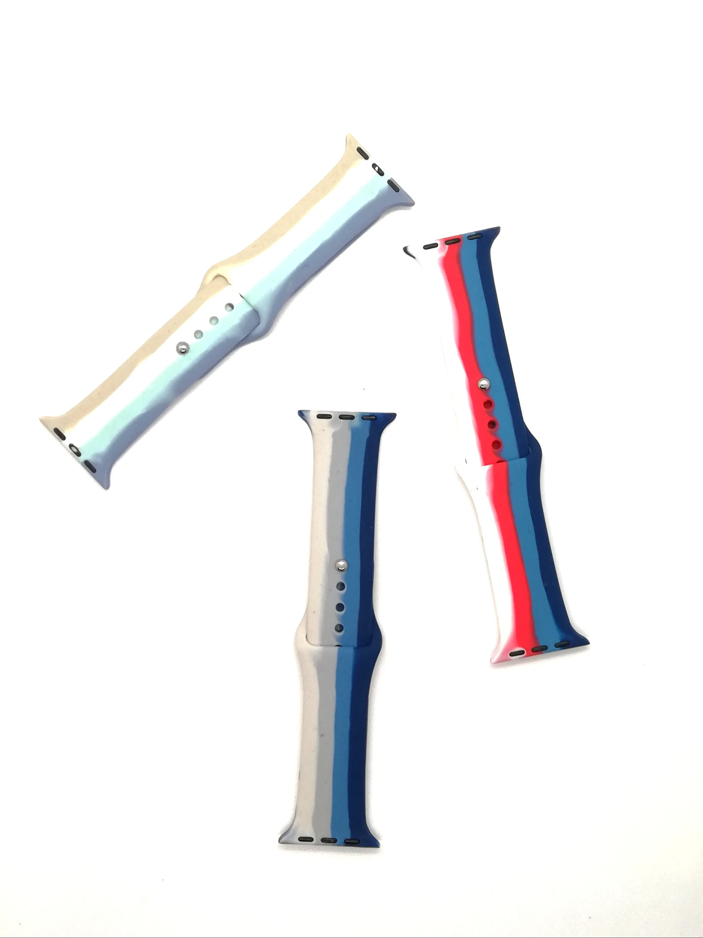 Correas de silicon con rayas 