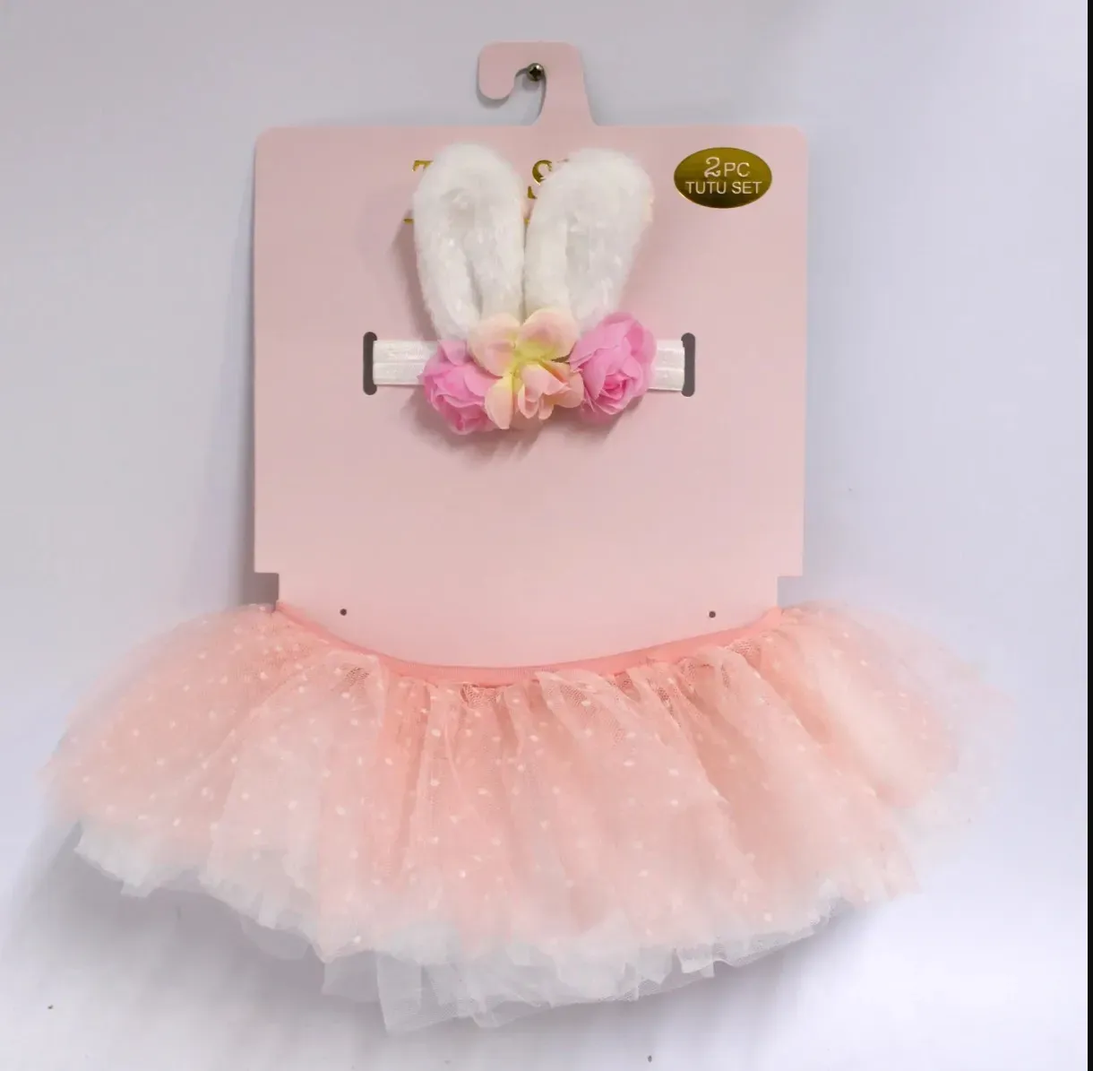Set tutu conejito para bebe conjunto 2 piezas