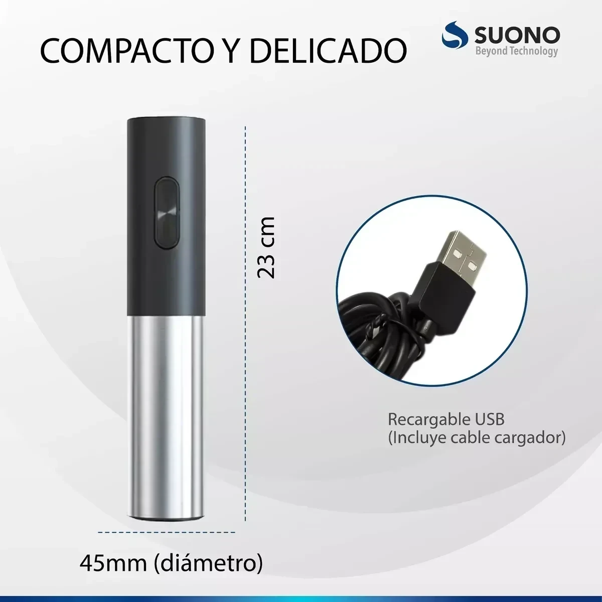 Sacacorchos Automatico Usb Abridor De Vinos Recargable Filo 4