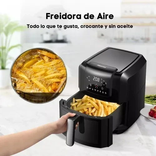 Freidora de Aire HISENSE  6.3Lts. 1300W H06AFBK 4