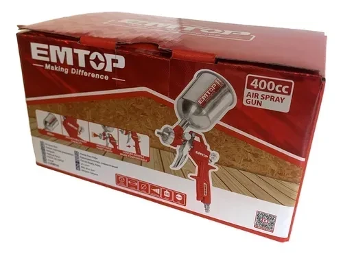 PISTOLA DE PINTAR EMPTOP 400CC 