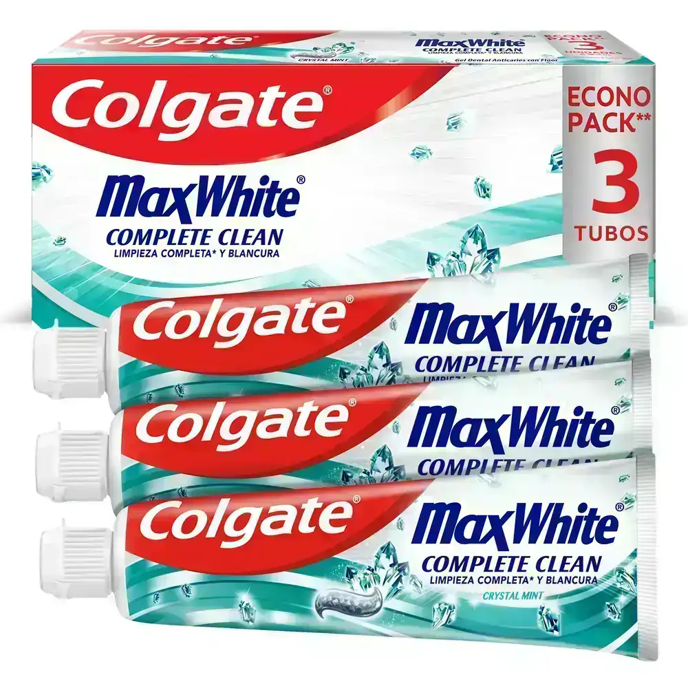 Colgate Max White Crystal x 3 - 100ml c/u 2