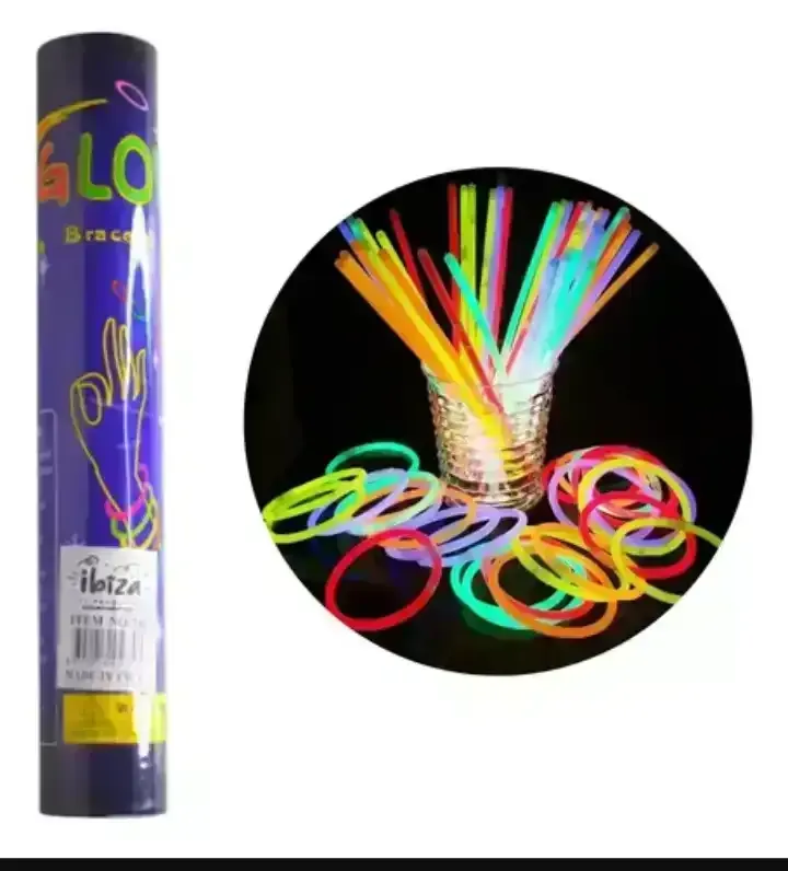 Tubo pulsera neon x 50 unidades 
