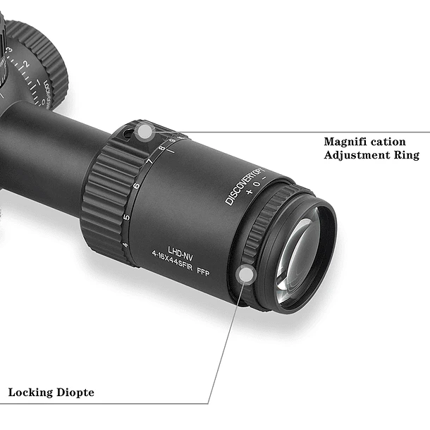 MIRA TELESCÓPICA LHD-NV 4-16*44 SFIR FFP 2