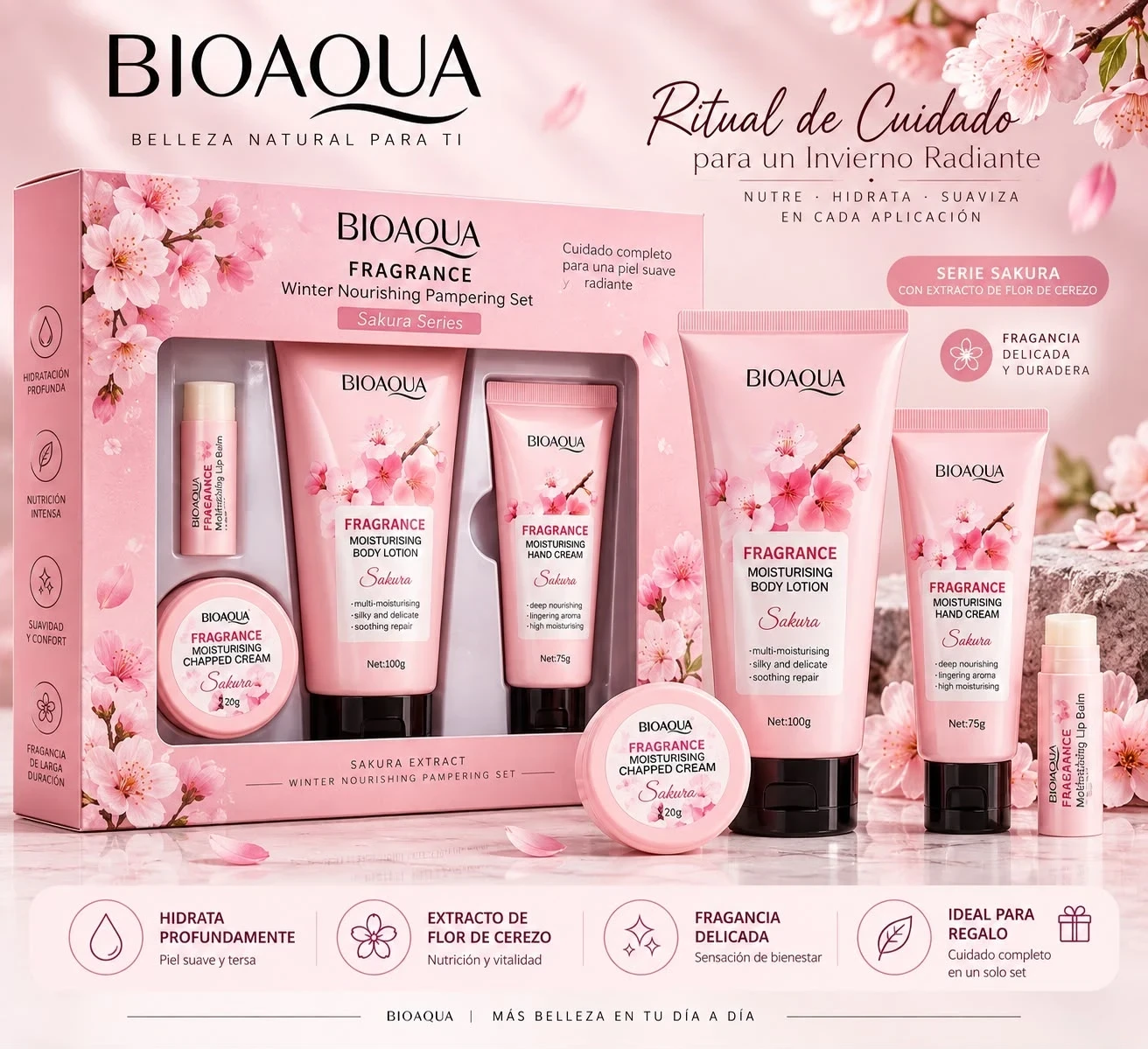 bioaqua kit cremas sakura crema y balsamo.jfif