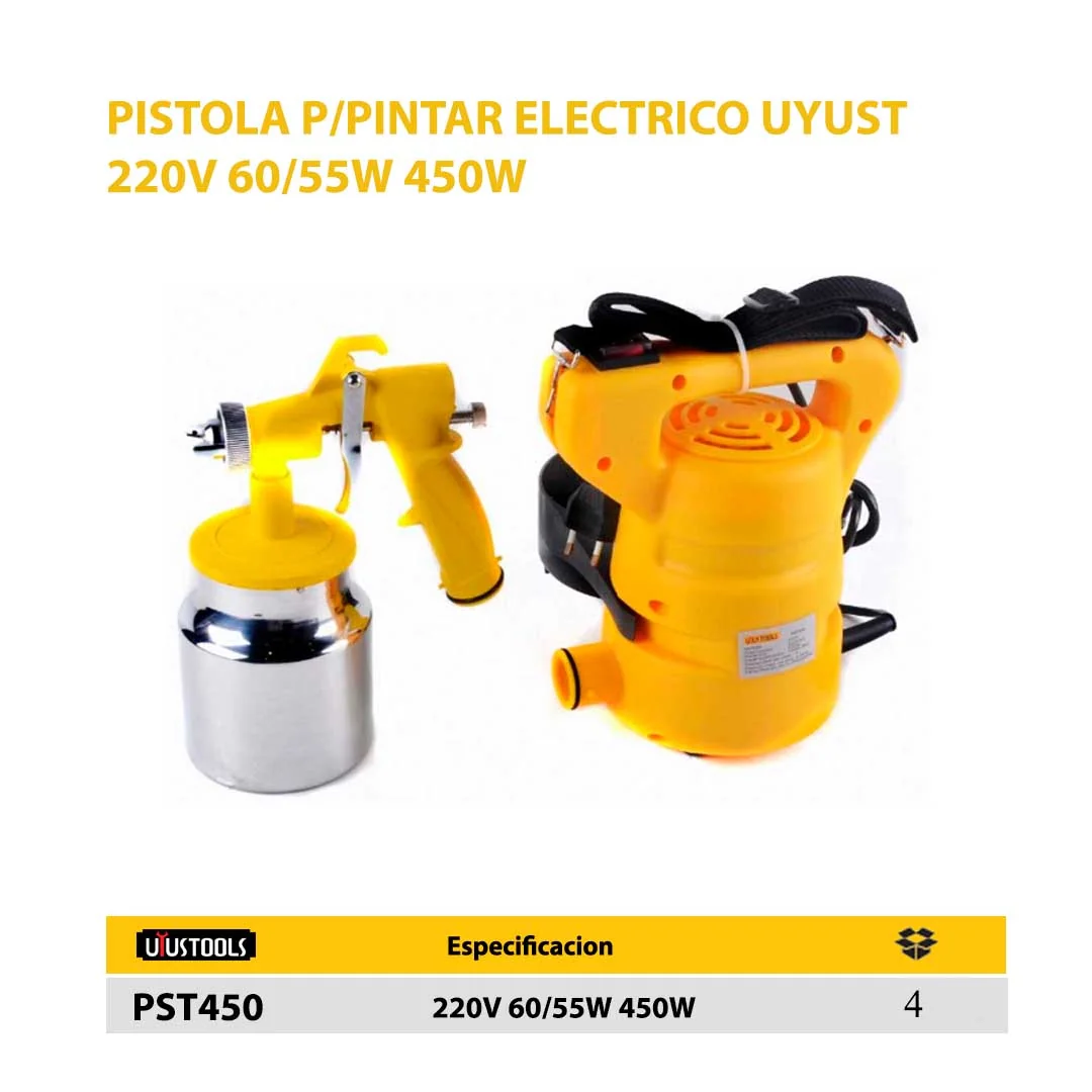PISTOLA P/PINTAR ELECTRICO UYUST 220V 60/55W 450W