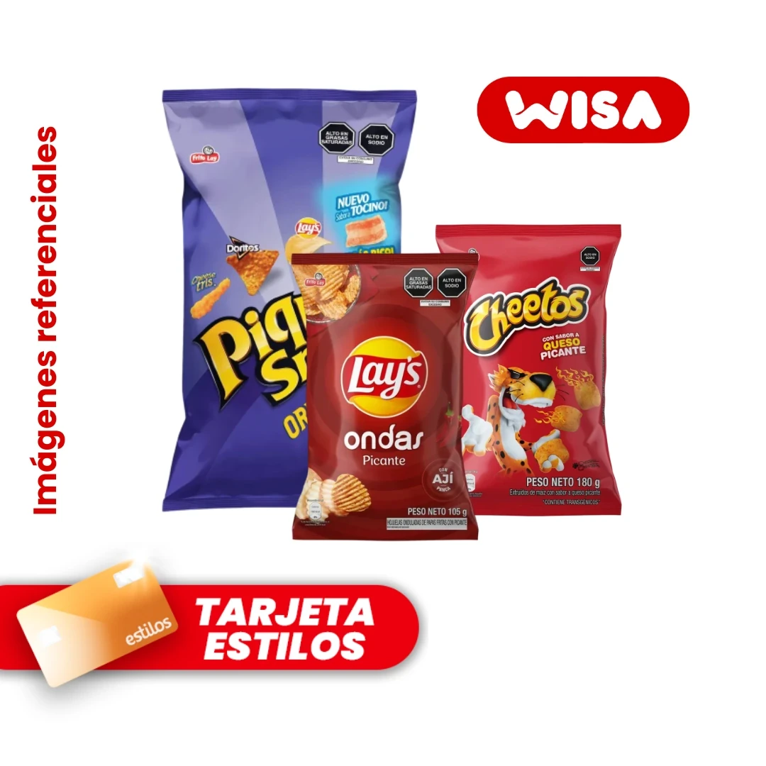 EXCLUSIVA PARA TARJETA ESTILOS - Full Snacks ON FIRE