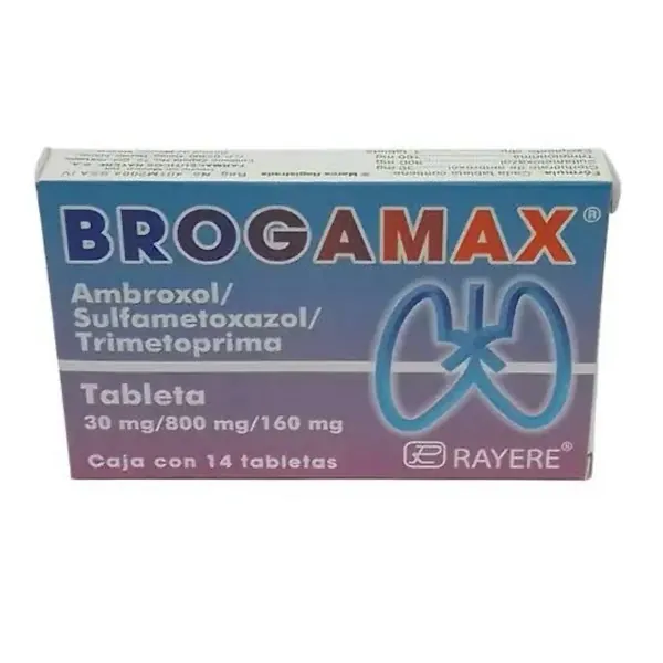 Brogamax ambroxol/sulfametoxazol/trimetoprima 30mg/800mg/160mg