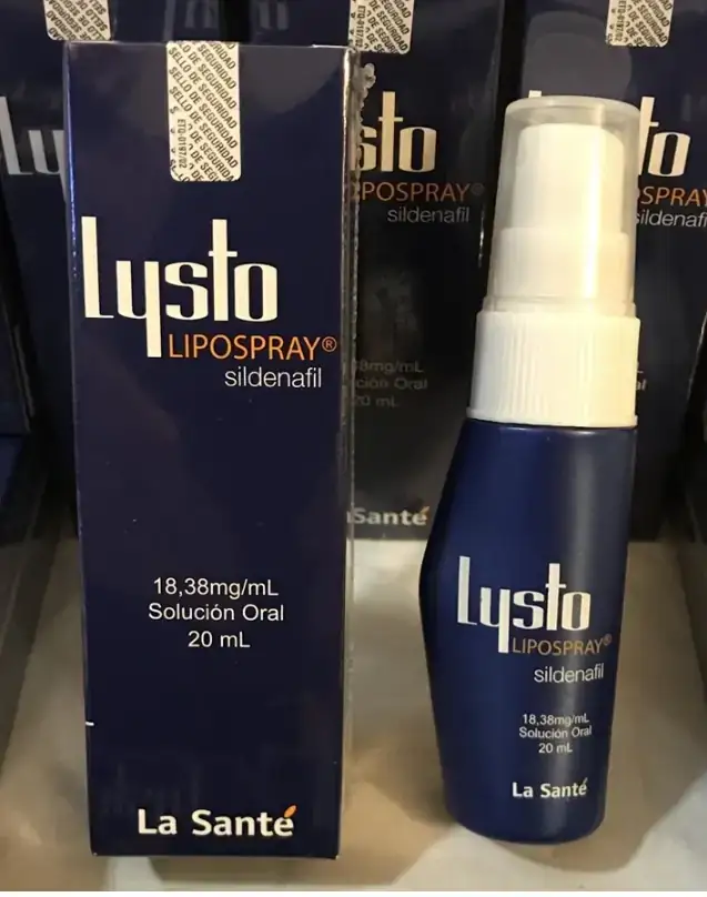 Lysto lipospray sildenafil