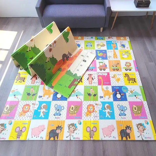 Tapete infantil plegable  Ideal para gateo y juegos de los bebés  3
