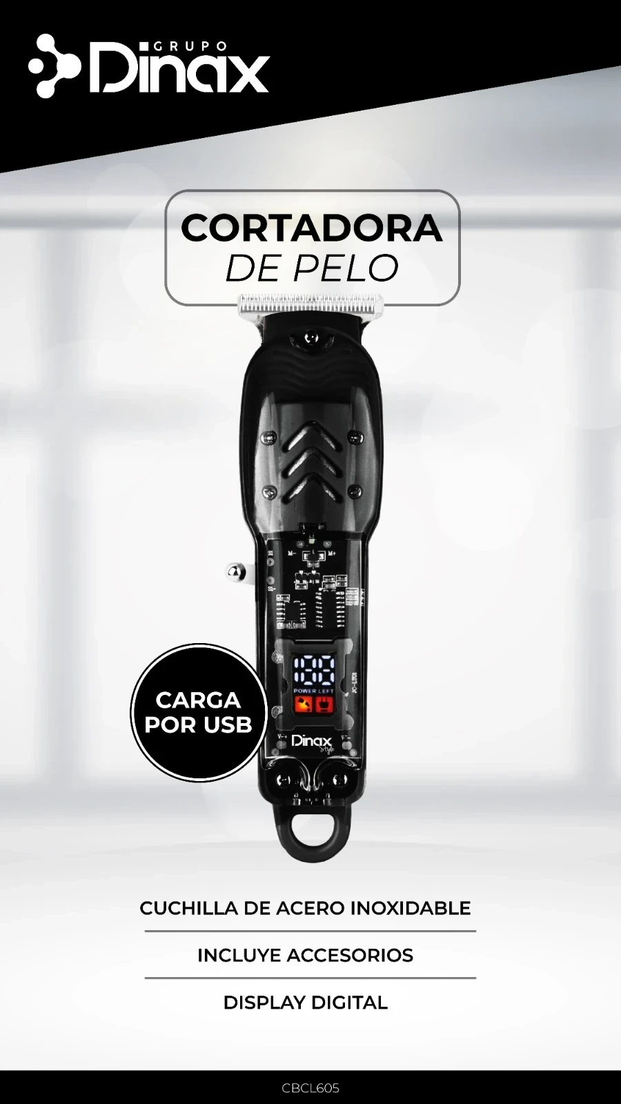 Cortadora de pelo Dinax style